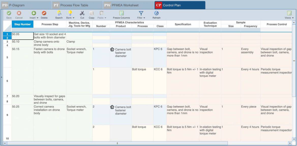 Relyence PFMEA Software | Always-in-Sync Process FMEA